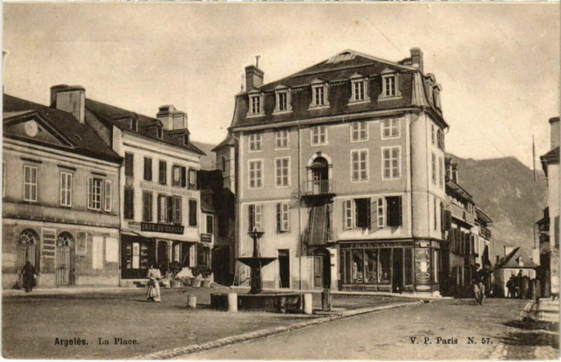 Carte postale ancienne Argeles La Place