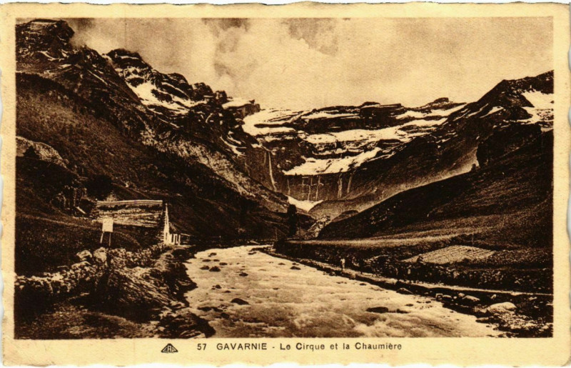 Carte postale ancienne Gavarine - Le et la Chumeiére