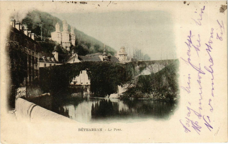 Carte postale ancienne Bétharram Le Pont