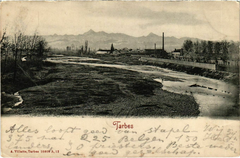 Carte postale ancienne Tarbes à Tarbes