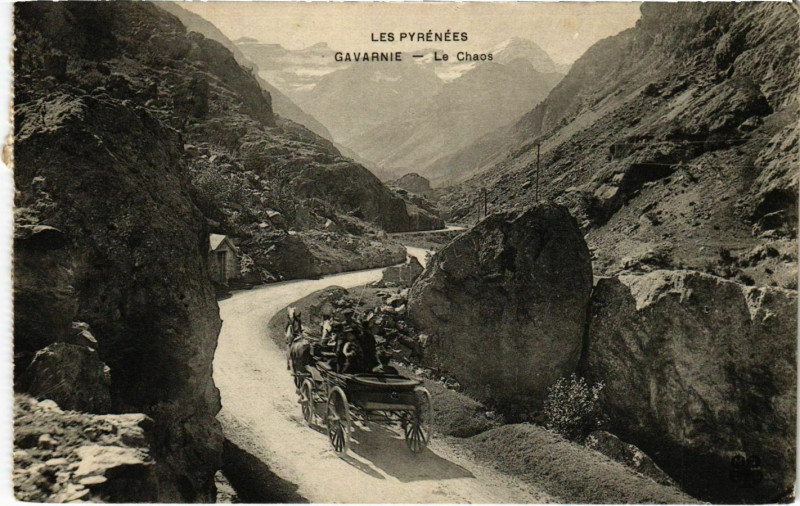 Carte postale ancienne Gavarnie Le Chaos