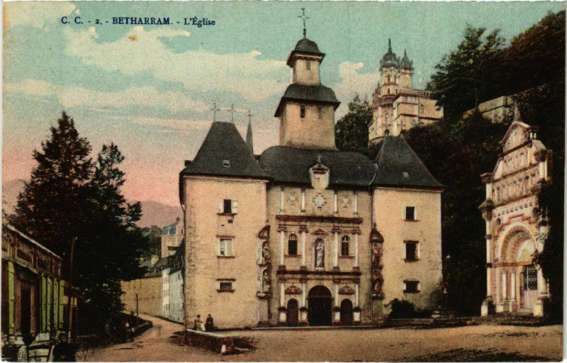 Carte postale ancienne Betharram L'Eglise