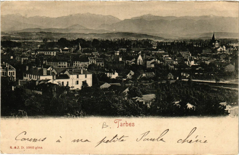 Carte postale ancienne Tarbes à Tarbes