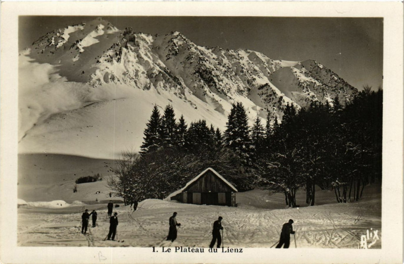 Carte postale ancienne Le Plateau du Lienz