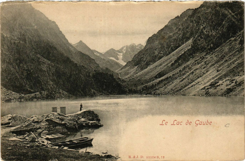 Carte postale ancienne Le Lac de Gaube