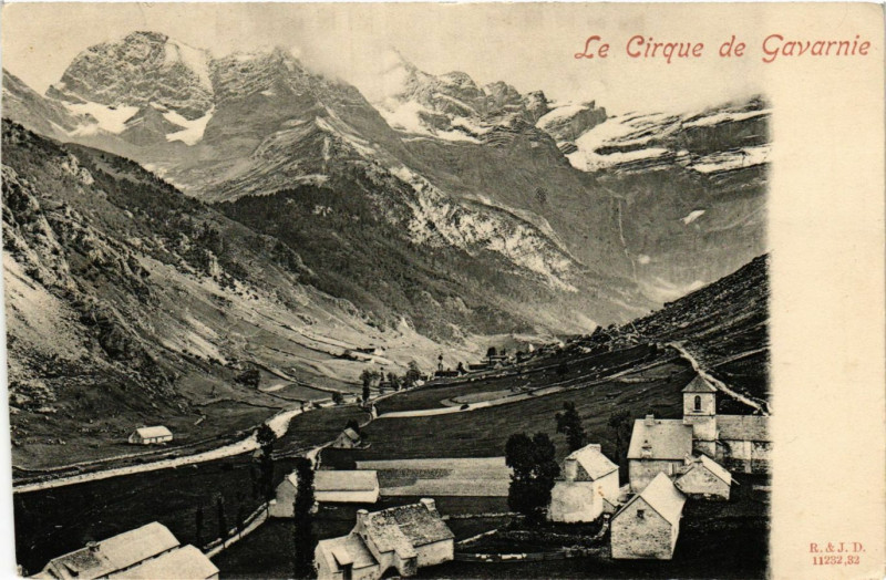 Carte postale ancienne Le Cirque Gavarnie