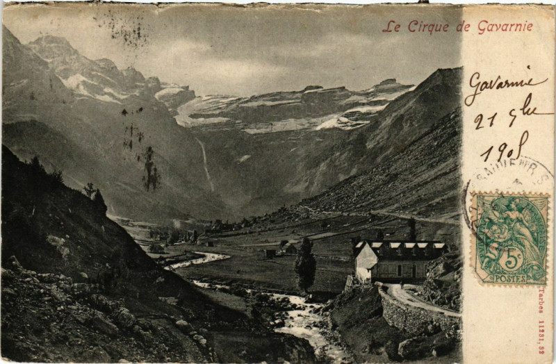Carte postale ancienne Le Cirque de Gavarnie