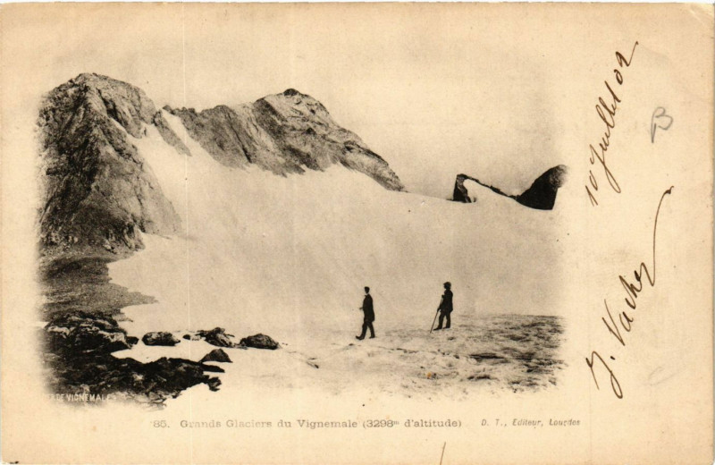 Carte postale ancienne Grands Glacier du Vignemale
