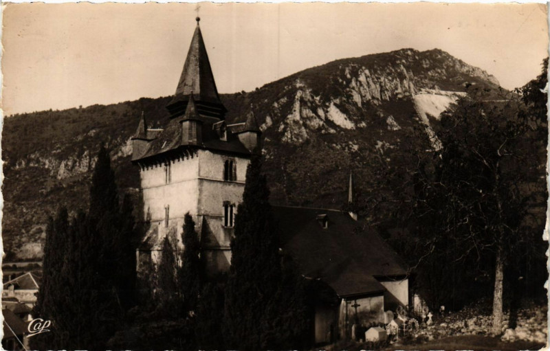 Carte postale ancienne Eglise de Baudean