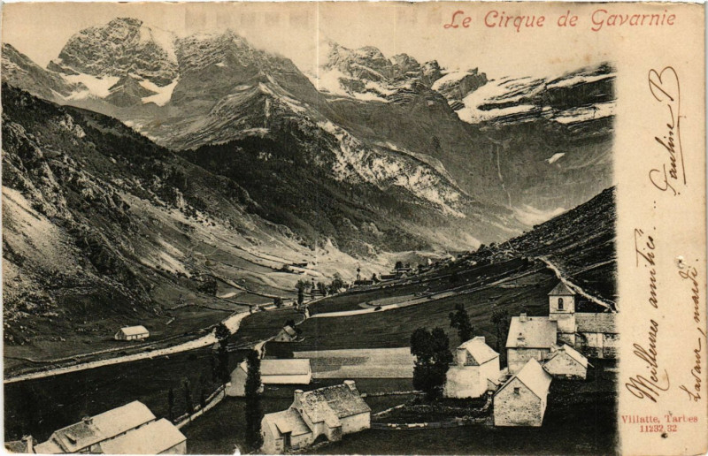 Carte postale ancienne CiRQUE de Gavarnie