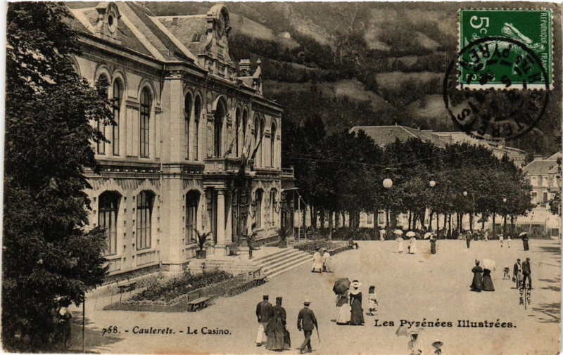 Carte postale ancienne Cauterets Le Casino à Cauterets