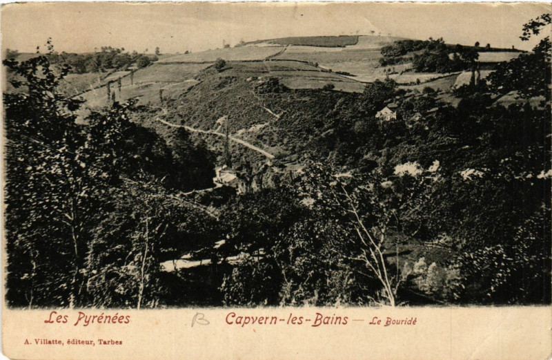 Carte postale ancienne Capvern-les-Bains Le Bouride à Capvern