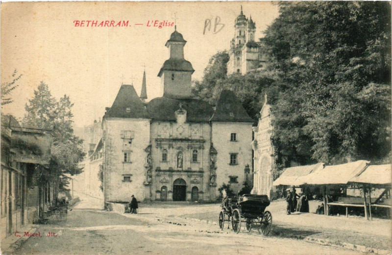 Carte postale ancienne Betharram L'Eglise