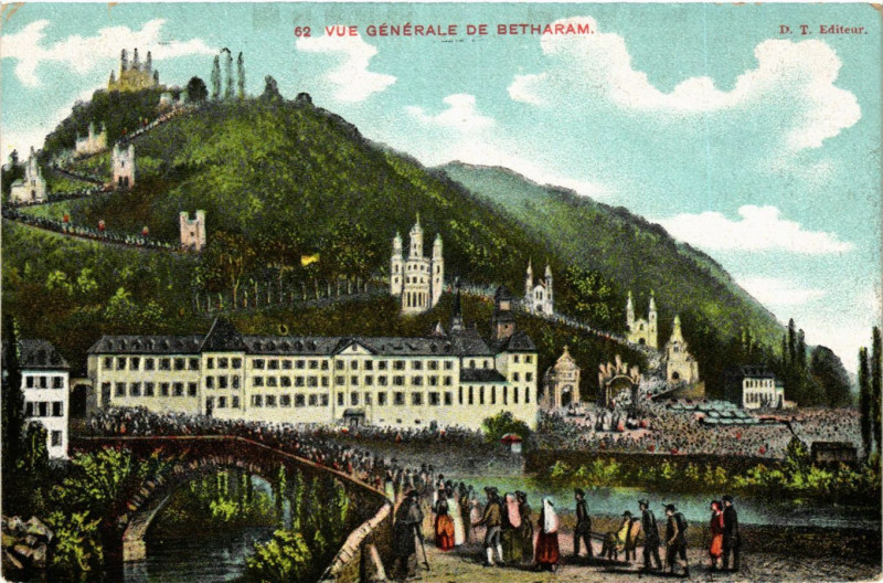 Carte postale ancienne Betharam Vue générale