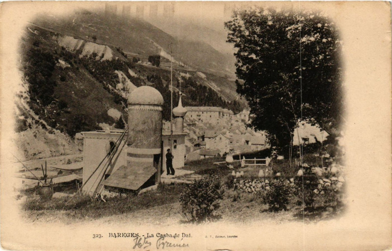 Carte postale ancienne Bareges La Casba de Daf à Barèges