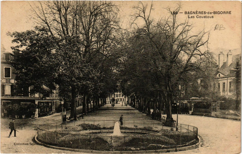 Carte postale ancienne Bagneres-de-Bigorre Les Coustous à Bagnères-de-Bigorre