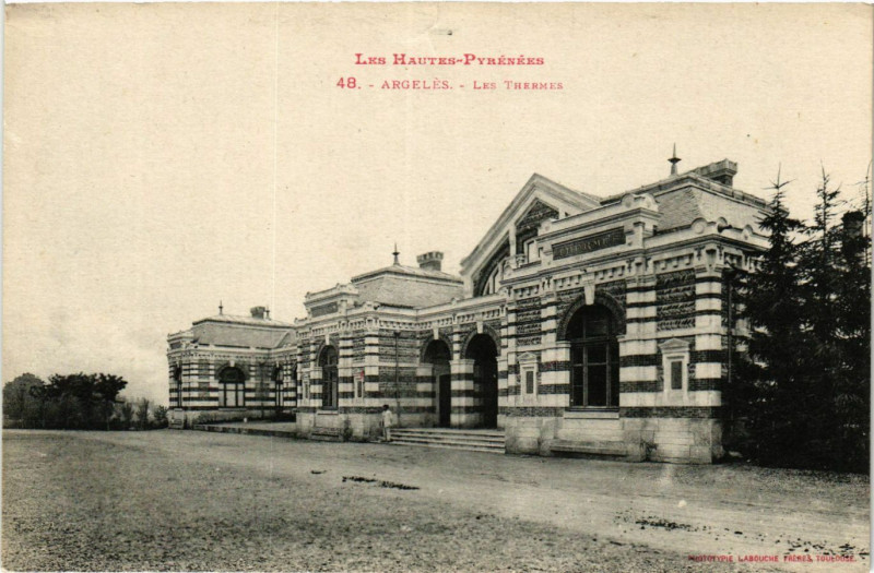 Carte postale ancienne Argeles Les THERMes