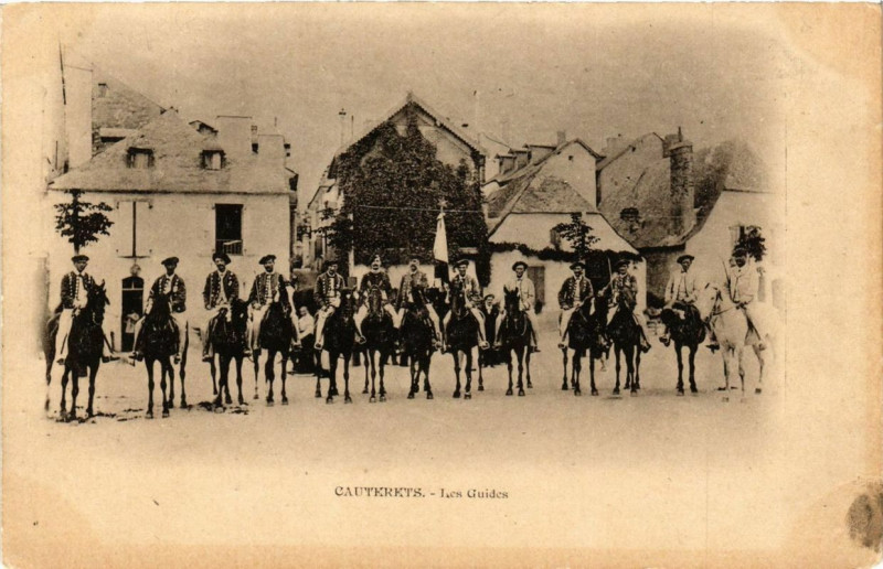Carte postale ancienne Cauterets Les Guides à Cauterets
