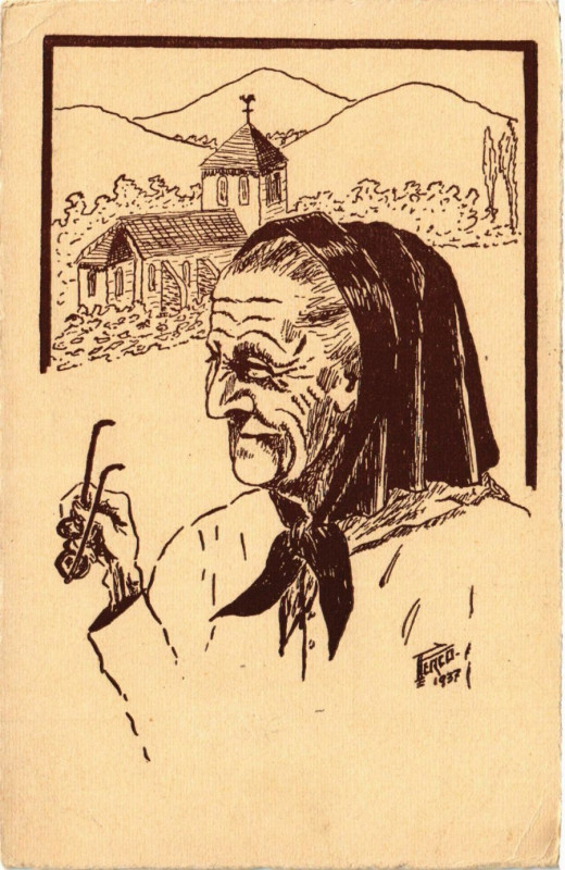 Carte postale ancienne Bareges Bigourdane à Barèges