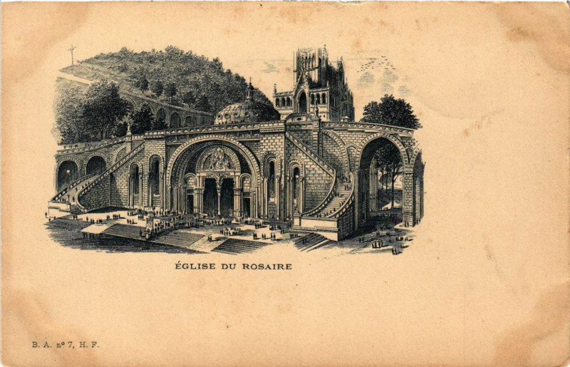 Carte postale ancienne Eglise du Rosaire
