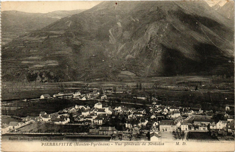 Carte postale ancienne Pierrefitte - Vue générale de Nestalas
