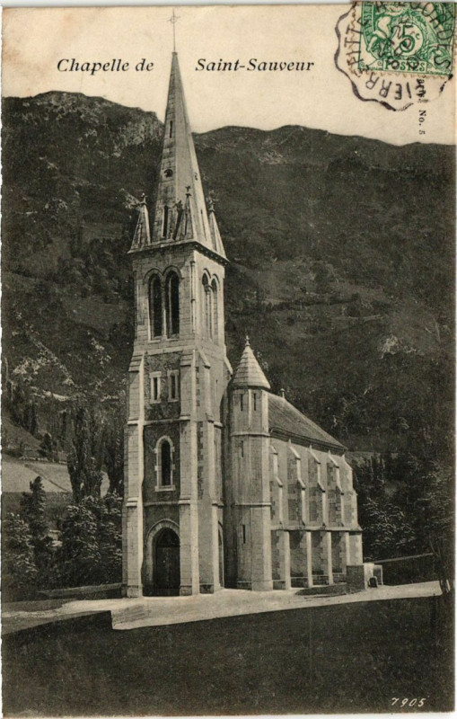 Carte postale ancienne Saint-Sauveur - Chapelle