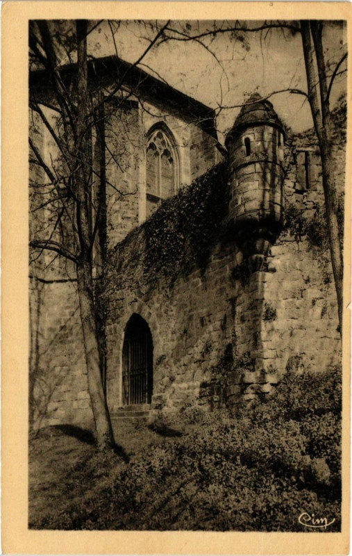 Carte postale ancienne Saint-Jean-Pied-de-Port - Poterne Sud Citadelle Abside de l'Eglise