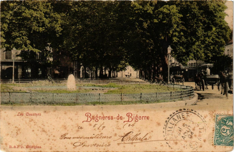 Carte postale ancienne Bagneres-de-Bigorre - Les Coustons à Bagnères-de-Bigorre