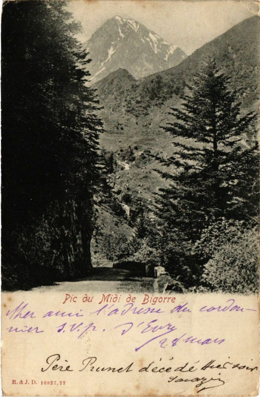 Carte postale ancienne Pic du Midi-de-Bigorre
