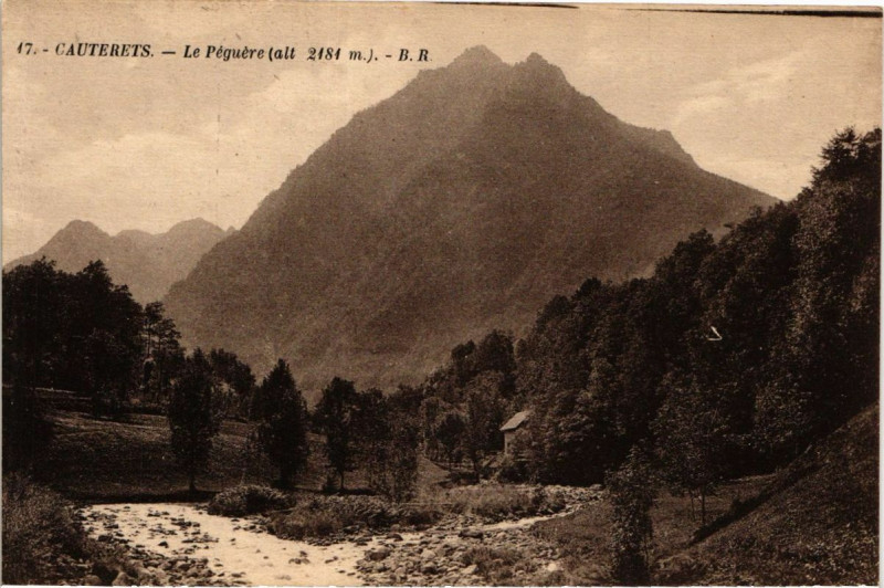 Carte postale ancienne Cauterets - Le Peguere à Cauterets