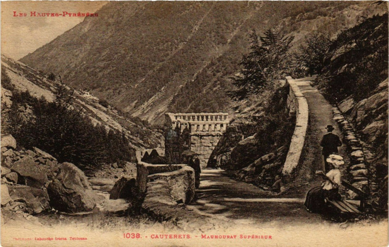 Carte postale ancienne Cauterets - Mauhourat Superieur à Cauterets
