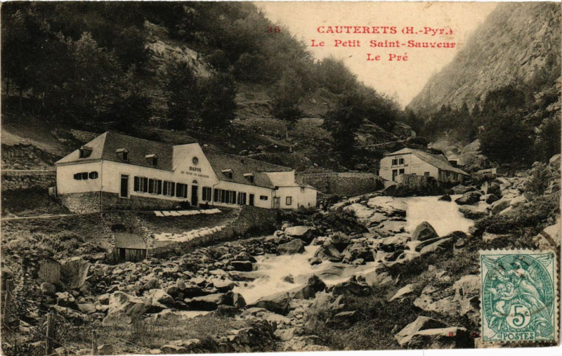 Carte postale ancienne Cauterets - Le Petit Saint-Sauveur Le Pre à Cauterets