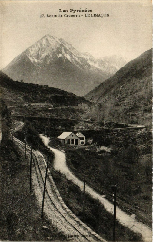 Carte postale ancienne Cauterets - Le Limacon à Cauterets