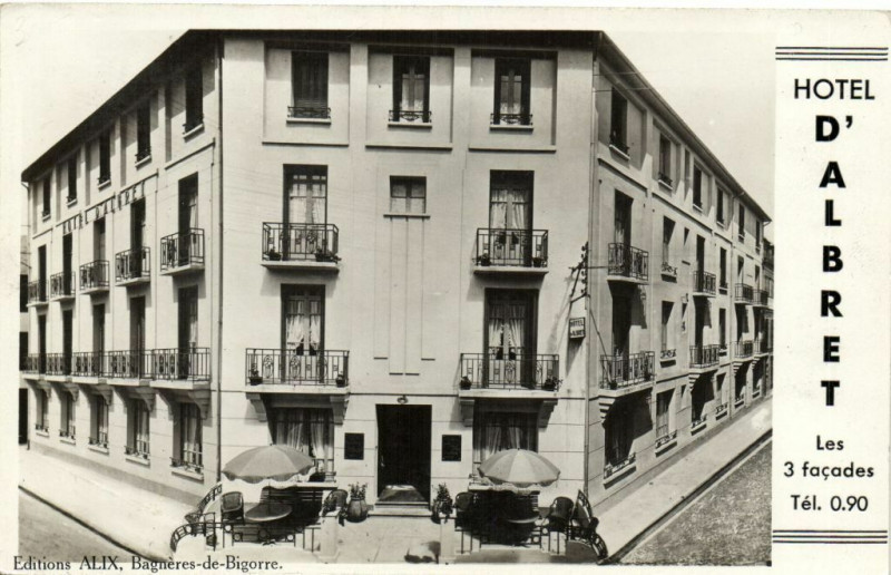 Carte postale ancienne Hotel d'Albret enterement neuf
