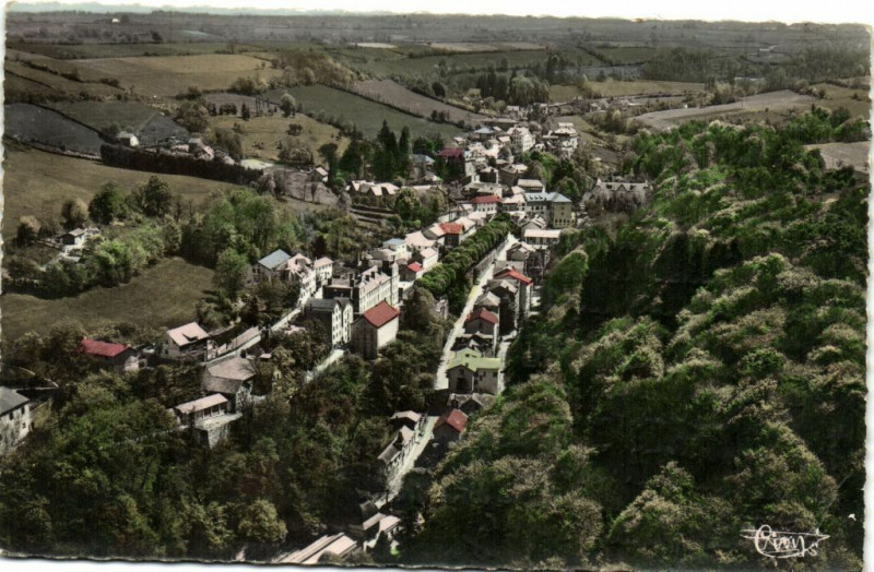Carte postale ancienne Capvern-les-Bains (Htes.-Pyr.) Vue générale à Capvern