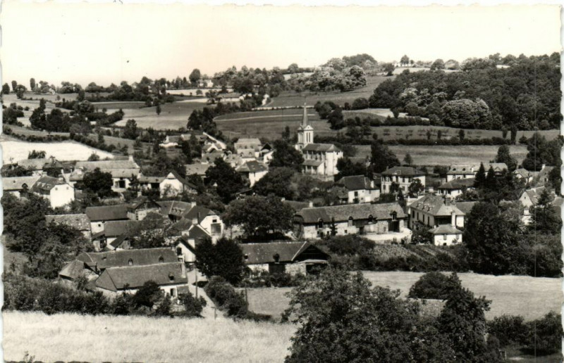 Carte postale ancienne Bartres Vue générale à Bartrès