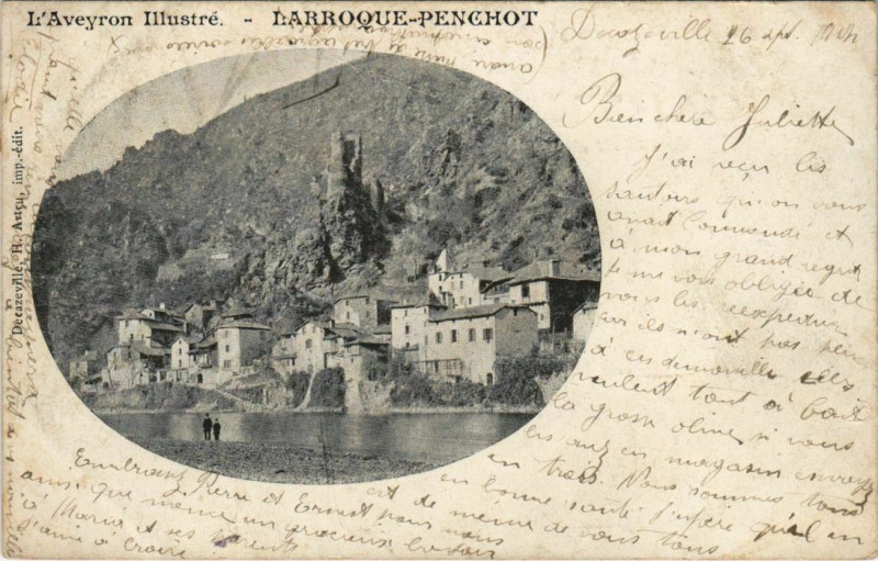 Carte postale ancienne L'Aveyron-Illustre - Larroque-Penchot