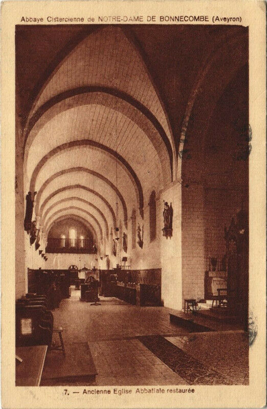 Carte postale ancienne Abbaye Cisercienne de Notre-Dame de Bonnecombe