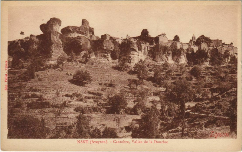 Carte postale ancienne Nant - Cantobre à Nant