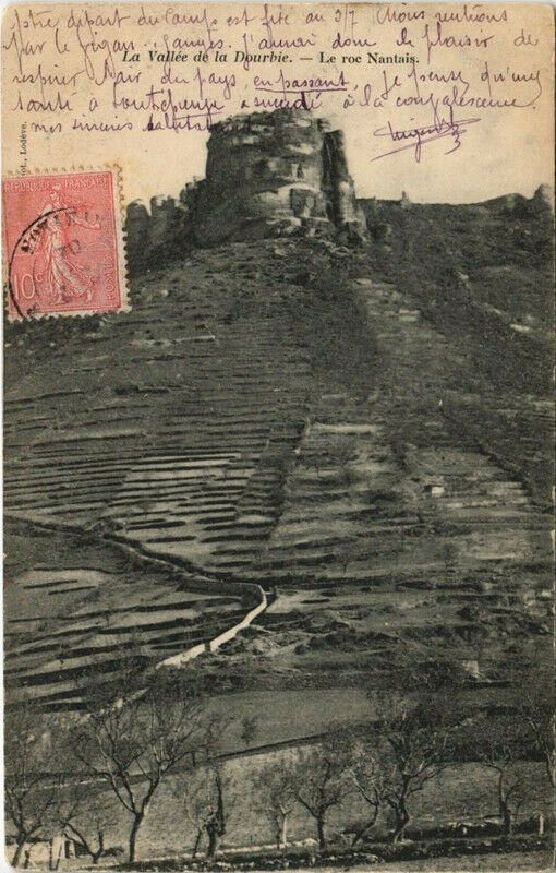 Carte postale ancienne La Vallée de la Dourbie - Le roe Nanatis