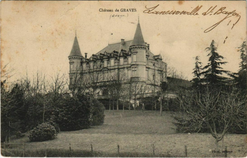 Carte postale ancienne Chateau de Graves