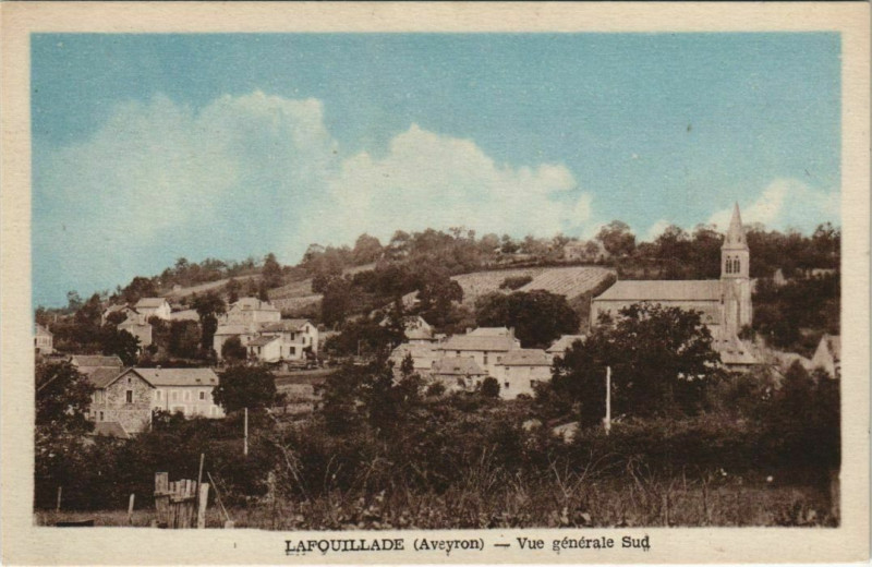 Carte postale ancienne Lafqouillade - Vue générale