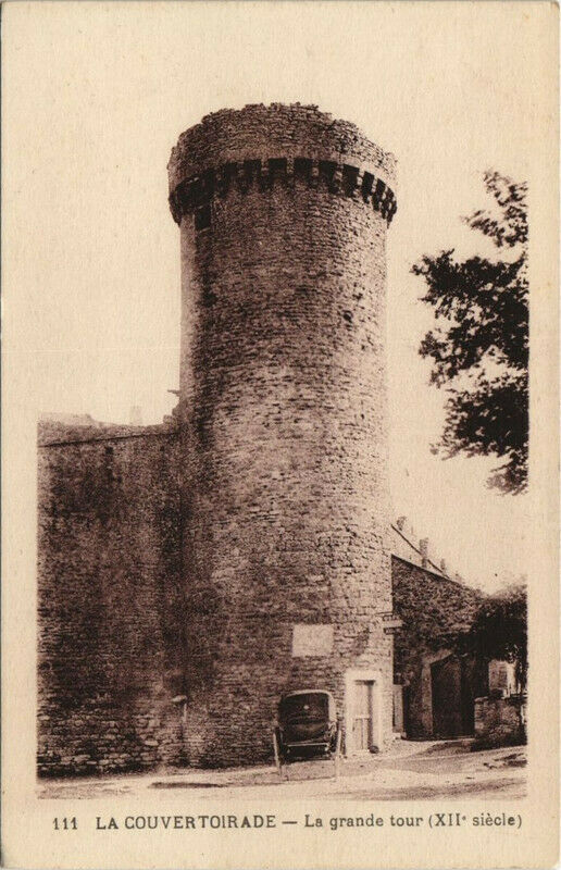 Carte postale ancienne La Couvertoirade - La grande tour à La Couvertoirade