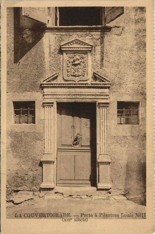 Carte postale ancienne La Vouvertoirdae - Porte a Pilastres Louis