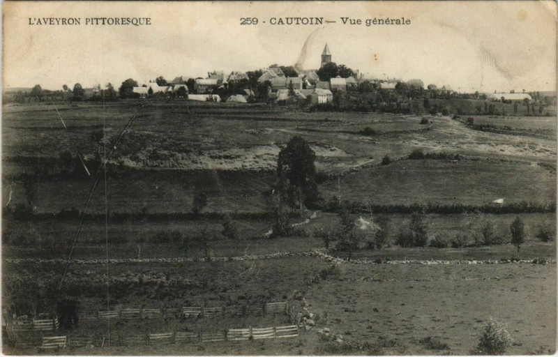 Carte postale ancienne Cautoin - Vue générale