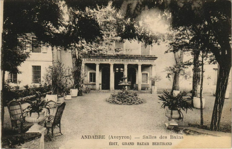 Carte postale ancienne Andabre - Salles des Bains