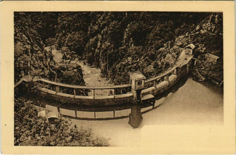 Carte postale ancienne Barrage de la Bromat