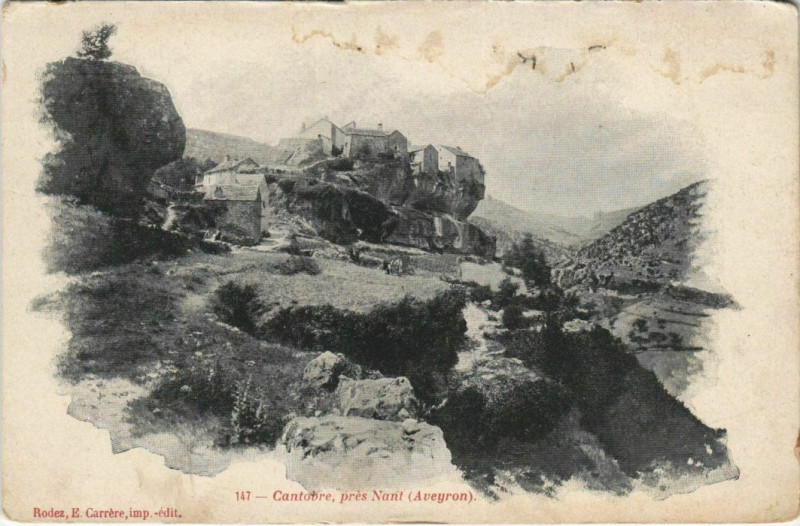 Carte postale ancienne Cantobre pres Nani