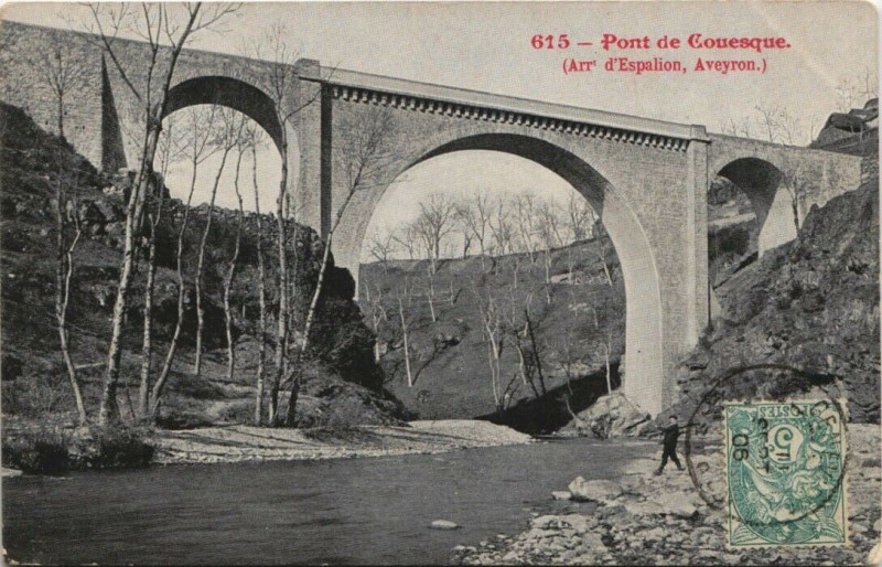 Carte postale ancienne Pont de Couesque