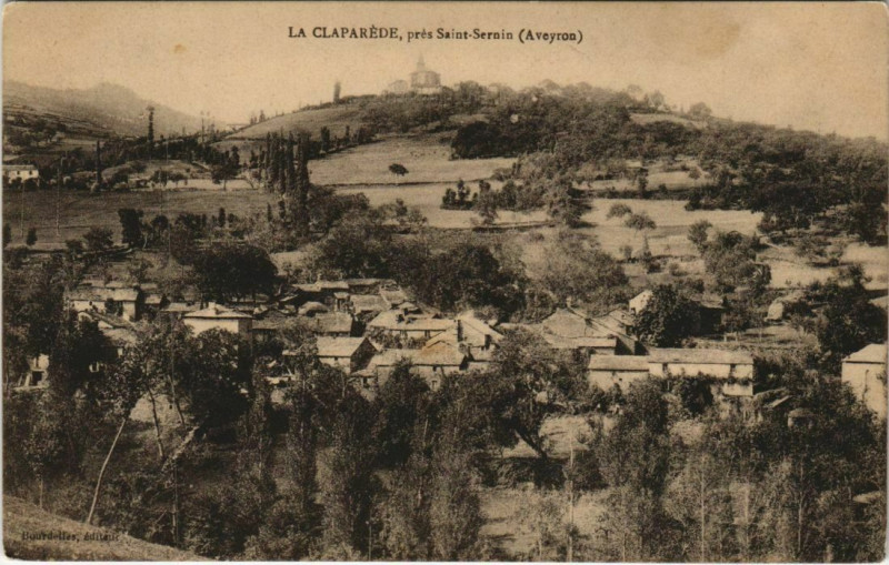 Carte postale ancienne La Claparede pres Saint-Sernin